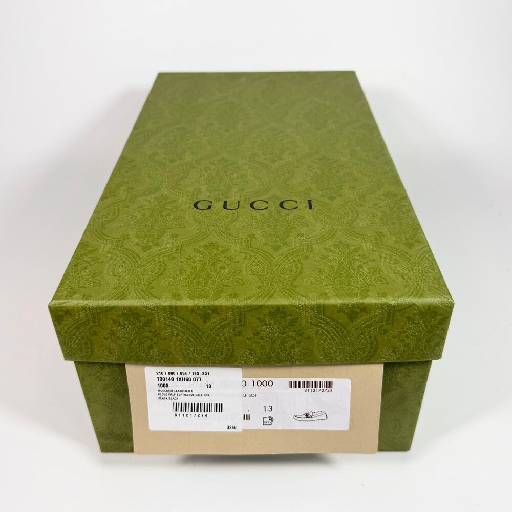 Gucci Interlocking G Driver Leather Loafer - Men’s 13.5 - Picture 8 of 8